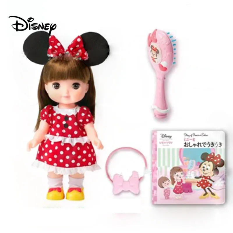 Дисней Минни Фигура Симпатичные Мини Минни Микки Русалка Ариэль Принцесса Blink Doll Мультфильм Фигурку Игрушки Для детей Рождественский Подарок