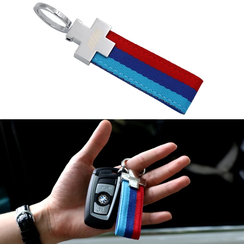 

1PCS Car Weaving Keychain Car Key Chain Key Ring for Bmw M Sticker E46 E90 F20 E60 E39 F10 X1 X3 X4 X5 X6 X7 Auto Accessories