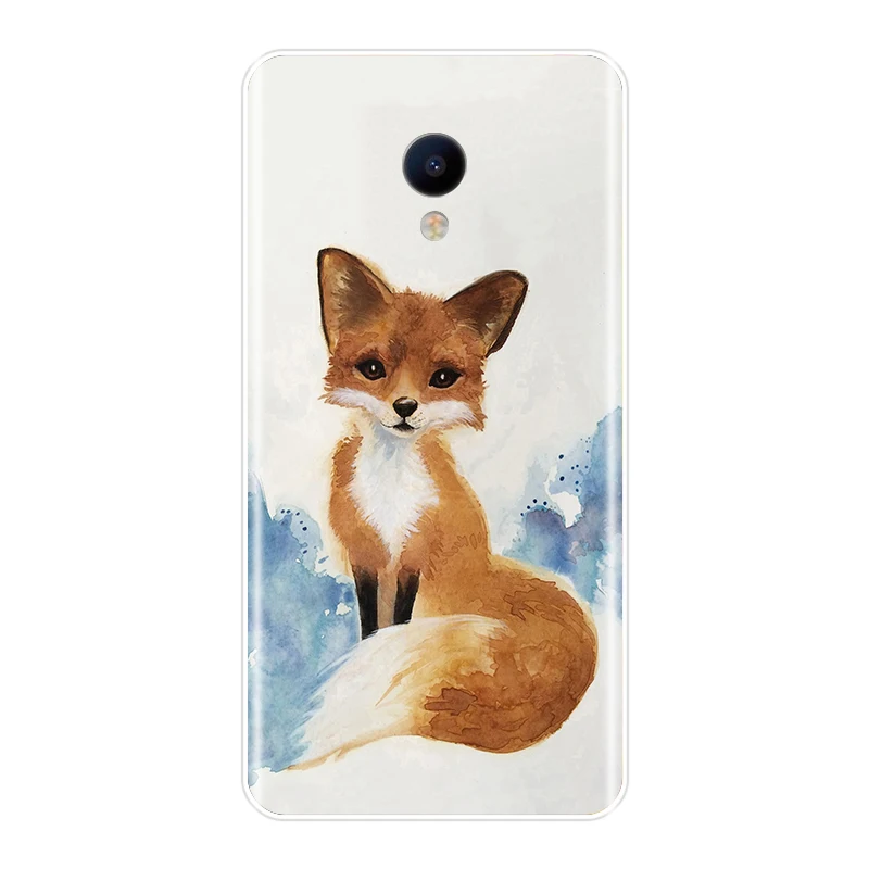 Phone Case For Meizu M6 M6S M5C M5 M5S M3S M3 M2 Soft Silicone TPU Cute Animals Painted Back Cover For Meizu M6 M5 M3 M2 Note