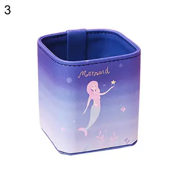 

Cartoon Style Home Office Desktop Pencil Storage Box Holder Creative Pen Vase Pencil Pot Makeup Brush Holder Stationery Desk Tid
