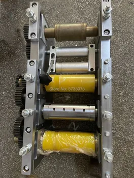 

flat face mask machine parts small main body set roller with plate holder and gear