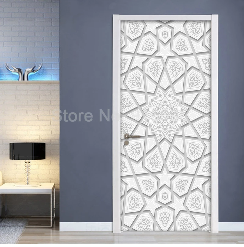 sala de estar, estampa geométrica abstrata