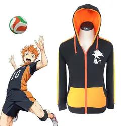 Аниме Haikyu Косплей костюмы Shouyou Хината костюмы для праздника Костюмы Униформа Хэллоуин Карнавал Вечерние игры Косплей пальто толстовки