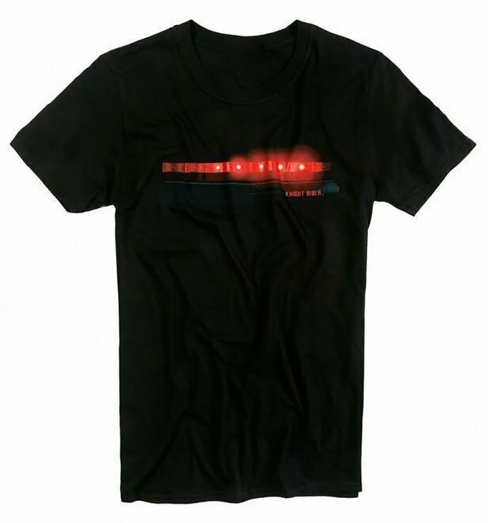 

Men's Knight Rider KITT Scanner T-Shirt Tee Shirt Classic Custom Design