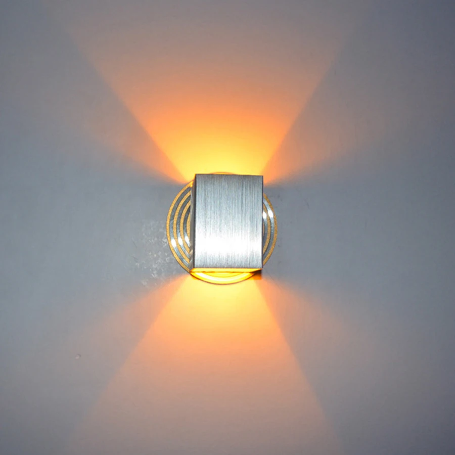 Aluminiowa kinkiet lampa 110V 220V schody lampki nocne nowoczesne