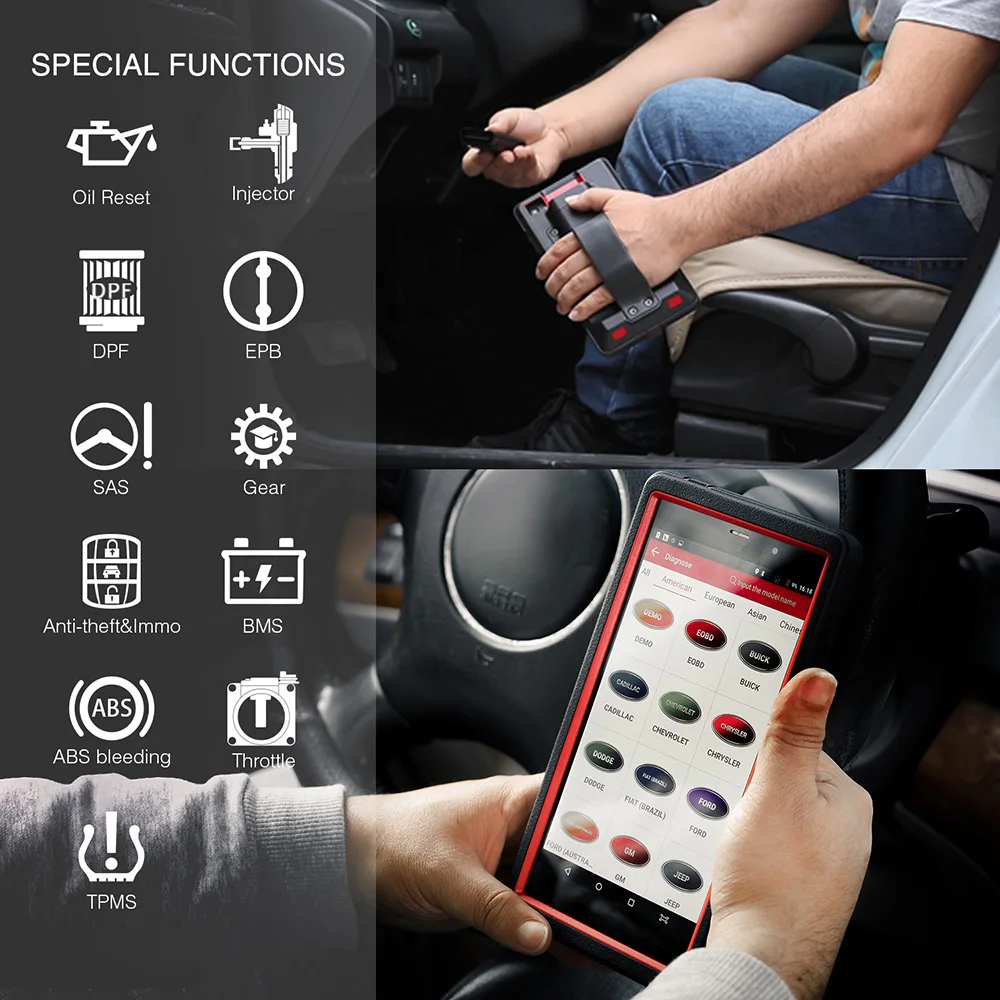 Продвижение LAUNCH X431 Pro мини полный системы Авто диагностический инструмент WiFi/Bluetooth X-431 Pro мини OBD2 автомобильный сканер бесплатное обновление