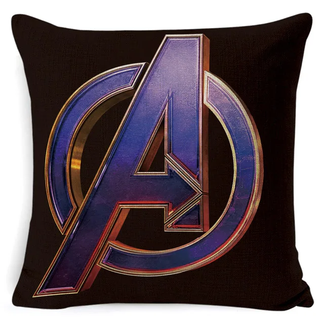 Мстители Endgame Чехлы для подушек из хлопка и льна Чехлы для подушек 45x45m Чехлы для подушек в спальню для дома отеля