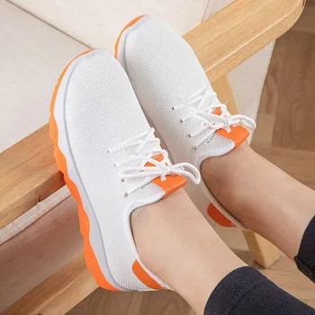 

2020 Platform White Sneakers Women New Summer Women Casual Shoes Breathable Mesh Fashion Leisure Woman Sneakers Tenis Feminino