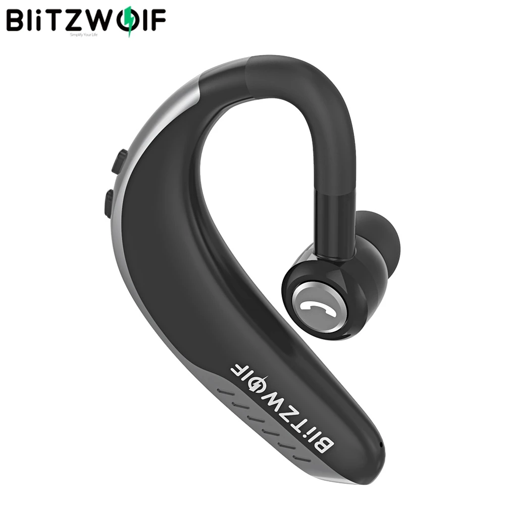 Blitzwolf Bluetooth Bw Bh2と互換性のあるヘッドセット シングルビジネススポーツ ハンズフリー 通話 車 運転用のワイヤレスヘッドセット Bluetooth Earphones Headphones Aliexpress