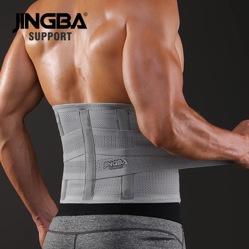 Jingba support fitness sports waist back support belts sweat belt trainer trimmer musculation abdominale sports safety factory