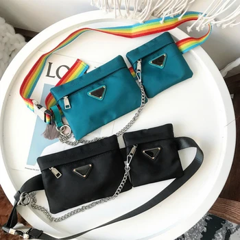 

Niche Design Gemini Bags New Personality Canvas Waist Bags Simple and Practical Chest Bag Outdoor Lightweight Goddess Satchel Gg