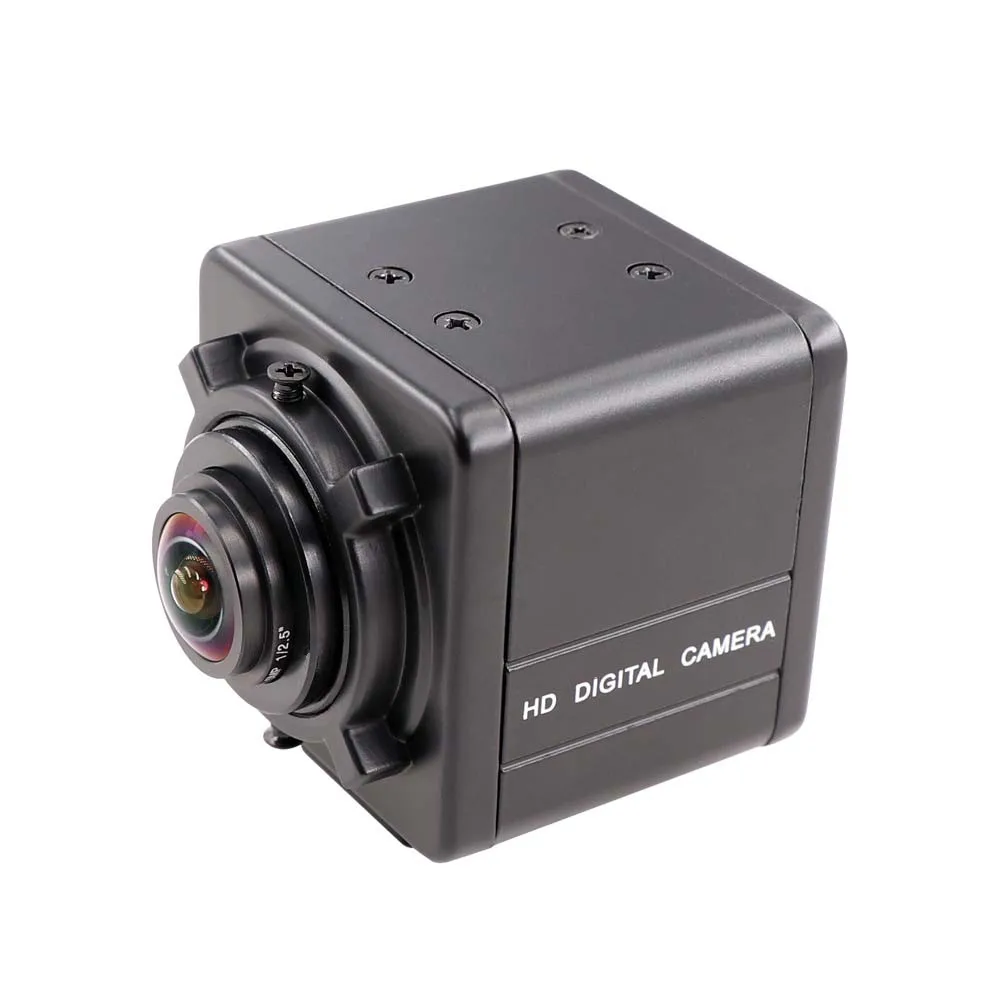 

Fisheye 180 degree 1080P 2MP OV2710 120fps 60fps 30fps UVC Wide View Angle Android Linux Windows Mac Mini Case USB Camera