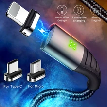 MCDODO, 3 А, магнитный USB кабель, быстрая зарядка, Micro USB, зарядное устройство, шнур, магнит, Тип C, кабель для телефона для iPhone XS MAX, Android, samsung