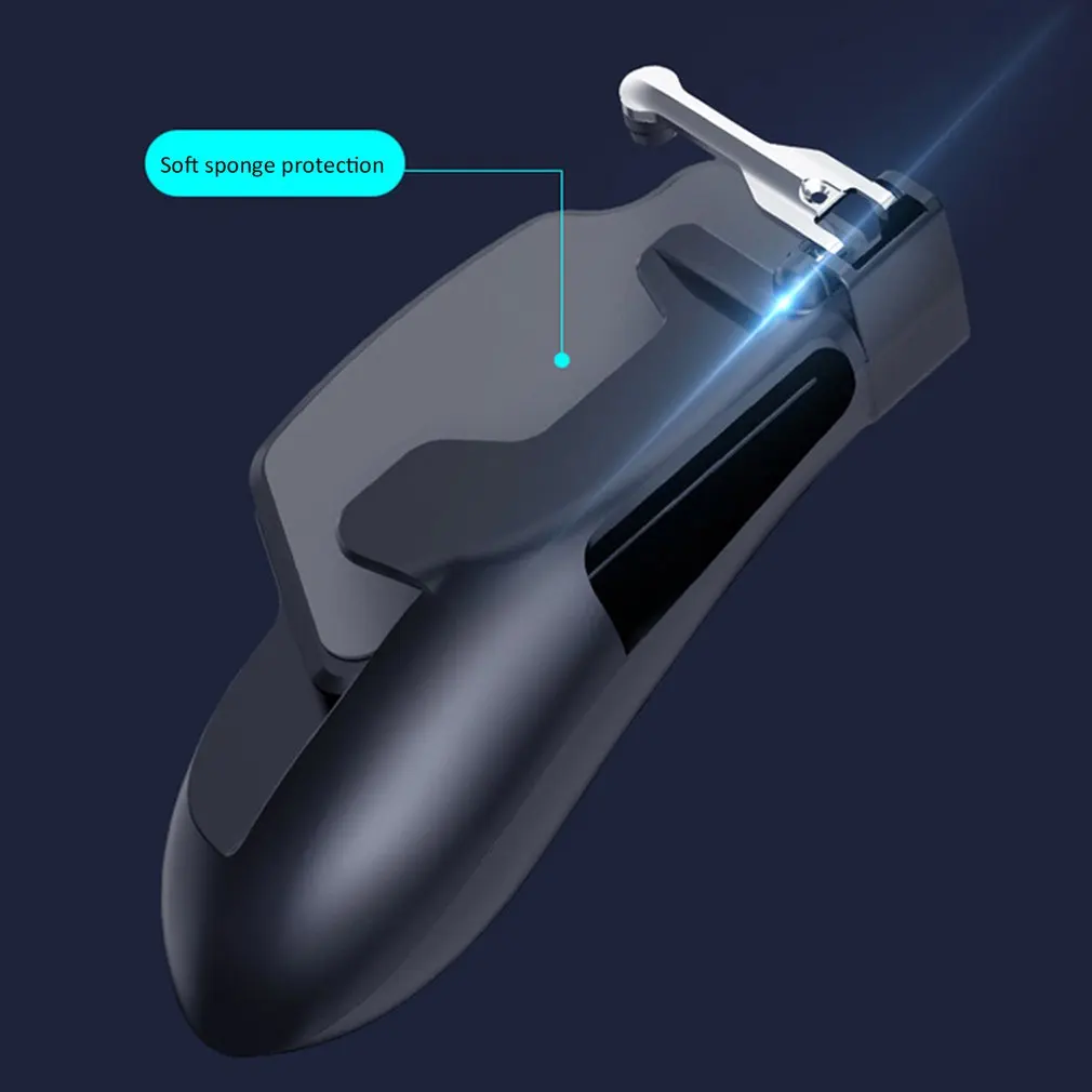  Mobile Gaming Gamepad Trigger Shooter Controller for PUBG for ipad for Android for IOS Phone Game H