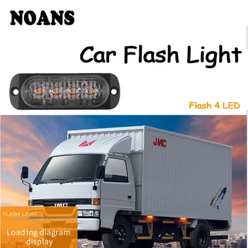 

NOANS Emergency Side Strobe Light Warning Flashing Light Car Truck Pickup For Nissan Juke Tiida Subaru Ford mondeo mk4 mk3 Opel