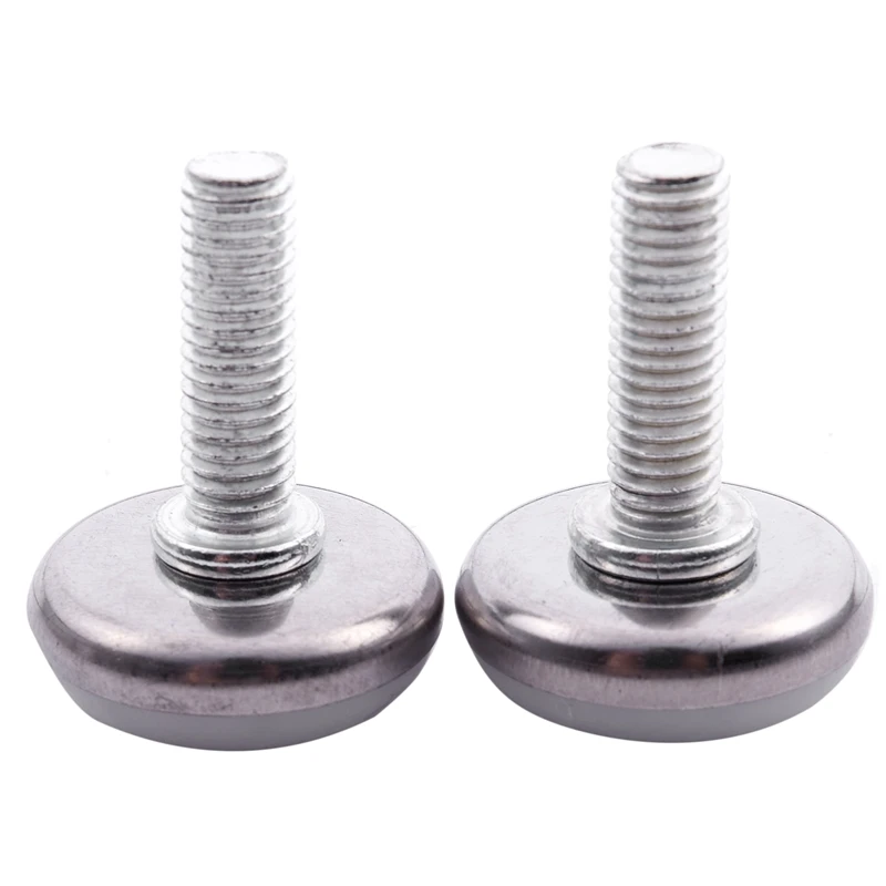 

Big deal Adjustable Thread M8 x 25mm Leveller Leveling Foot Furniture Glide 2Pcs