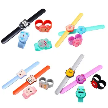 

Kids Cartoon Mosquito Repellent Plant Oil Bracelet Anti-mosquito Pest Repeller Wrist Band Outdoor Insect Bugs Protection Bangle