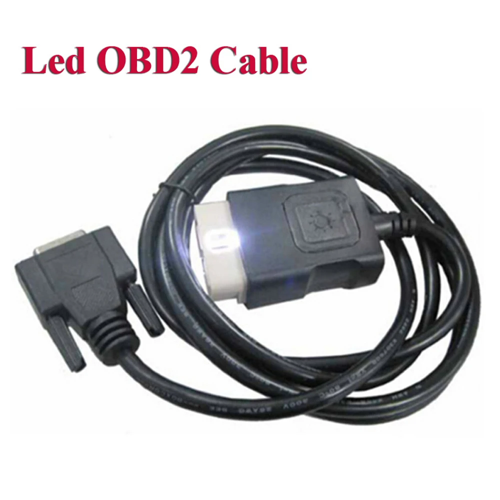 Obd OBDII кабель лучшего качества светодиодный OBD2 кабель подходит для автомобиля vd tcs CDP PRO PLUS vd ds150e CDP VCI multidiag pro