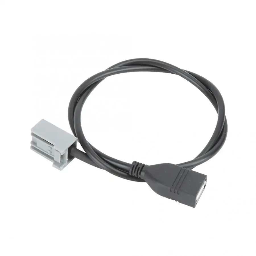 차량용 USB AUX 어댑터 케이블, 지지대 MP3 MP4 WMA USB 플래시, Outlander ASX Lancer 2009 이후 3911-TFO-003