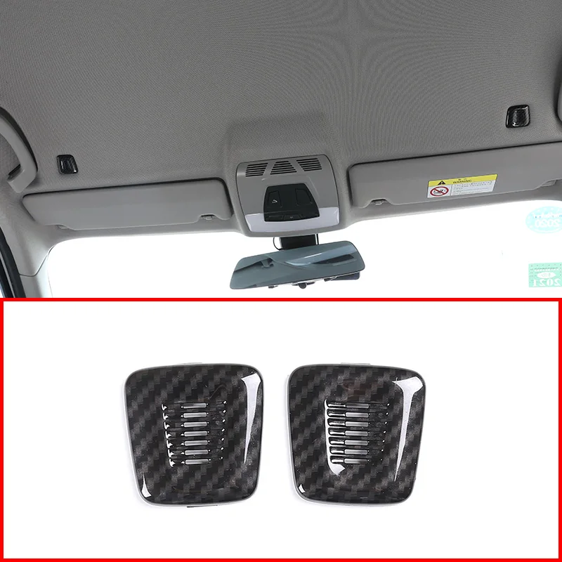 

ABS Carbon Fiber Interior Roof Dome Microphone Cover Trim Accessories For BMW F30 F32 F07 F10 F15 F12 F25 X3 X5 3 4 5 6 Series