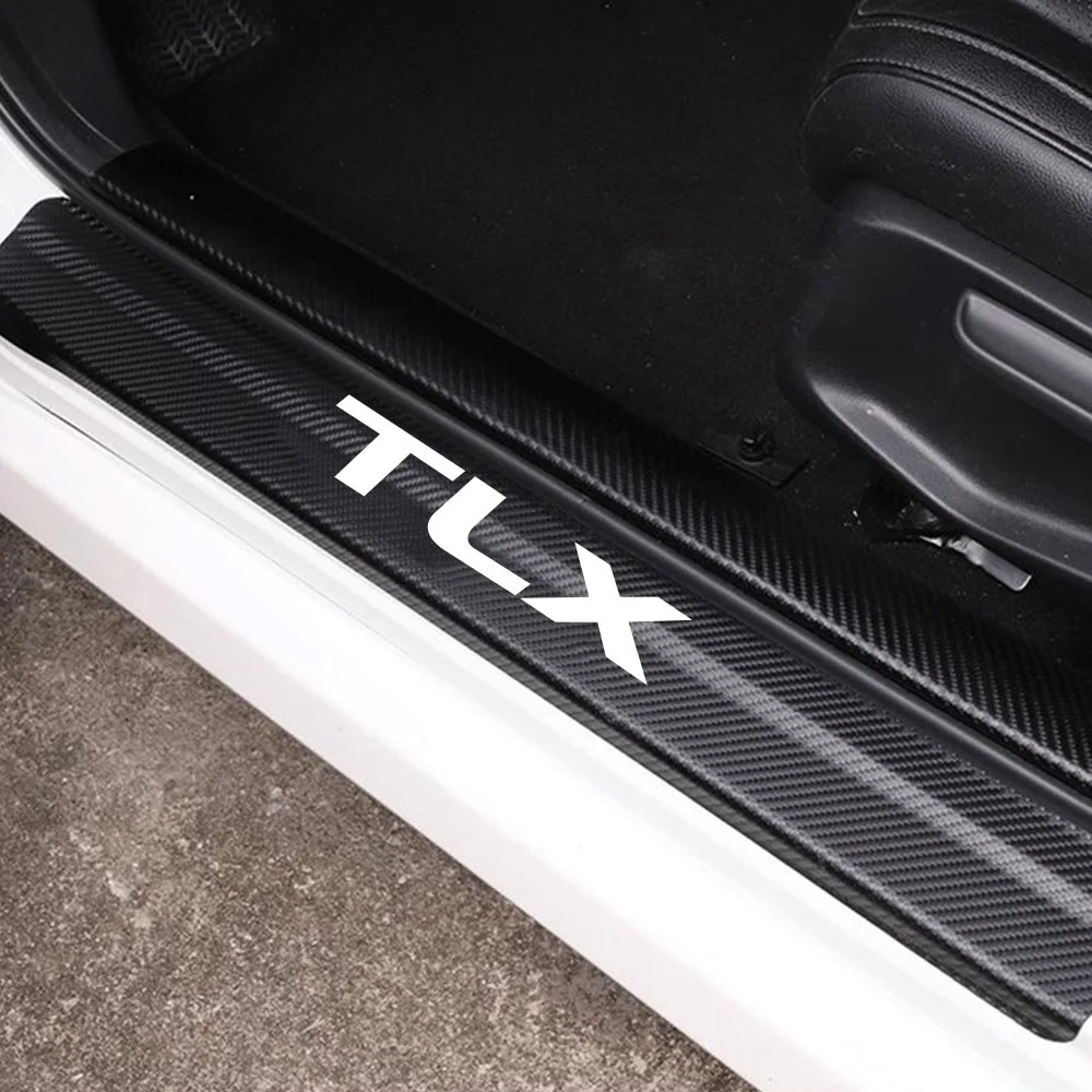 Порог машины на порог стикер педали для Acura TLX украшения углеродного волокна