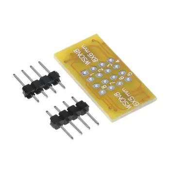 

1pc 2 WSON8 To DIP8 Programmer Adapter Board QFN8/DFN8 To DIP8 & WSON8/MLF8 To DIP8 Socket