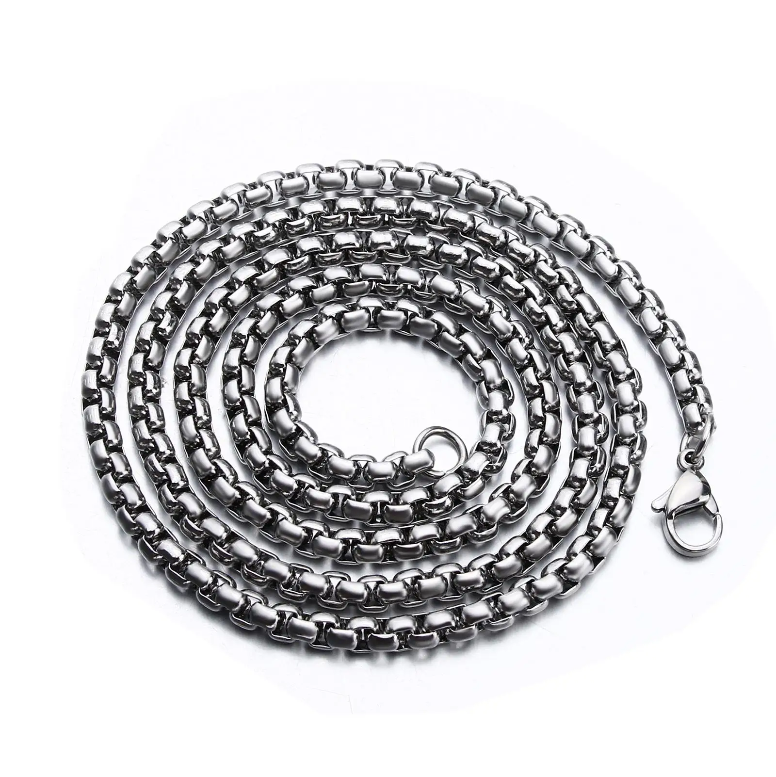 Mens 316L Stainless Steel Pendants Ancient Ankh Cross Egyptian Symbol Of Life Necklace Chain Jewelry 3