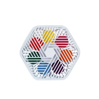 

Creative Desktop Small Fan Hexagon Design Desktop Small Fan