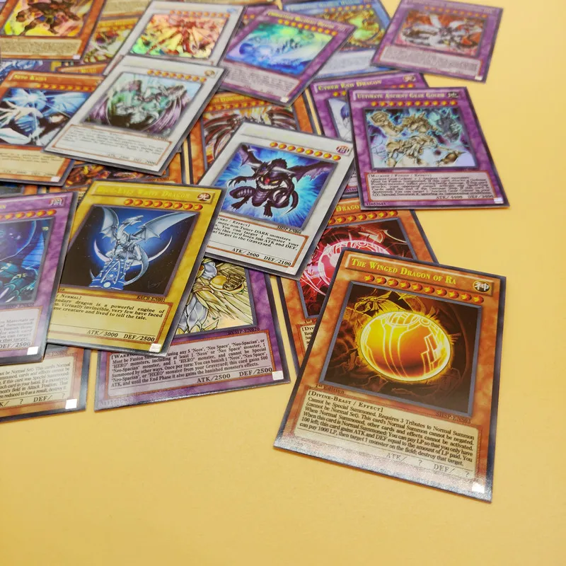 Новая английская версия 100 шт. Duel Monsters YU GI OH игровая коллекция Carte торговая игра Shine Cards с красивой коробкой