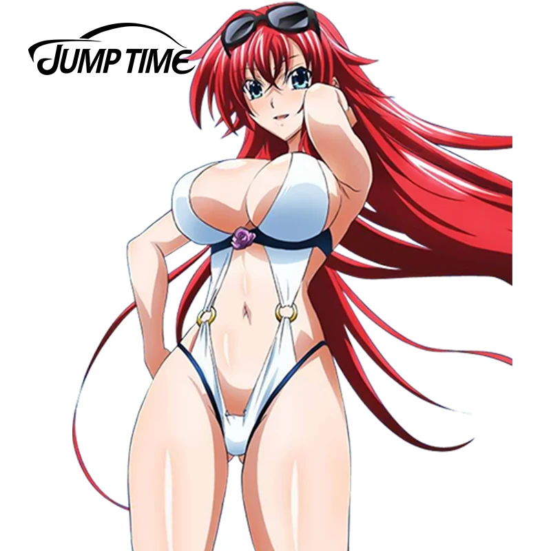 

JumpTime 13cm x 10.4cm Car Stickers Anime High School DxD Sexy Beauty Vinyl Wrap Lovely Girl Decal Racing Waterproof