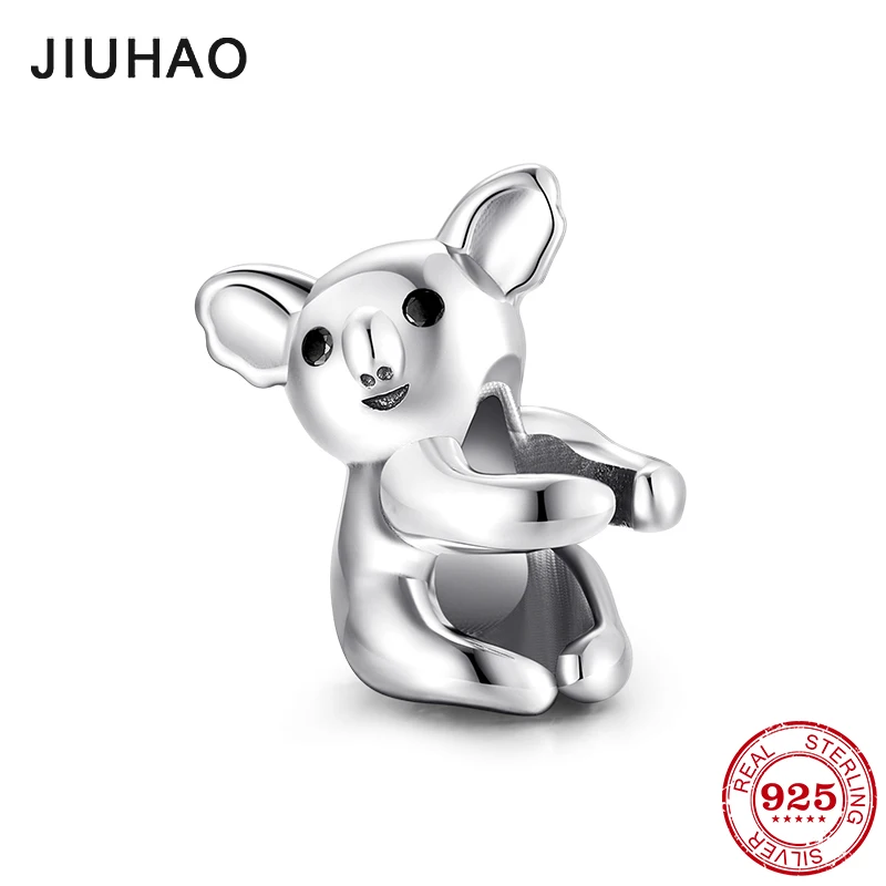 

Animal modeling 925 Sterling Silver Koala Beads for Jewelry making Fit Original Women Pandora Charm Bracelet
