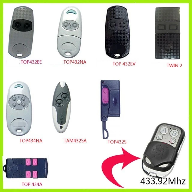 

duplicator CAME TOP432SA TOP432A TOP434A TOP432EE TOP434EE TOP432EV TOP434EV TOP432M TOP434M TOP432NA TOP434NA remote control