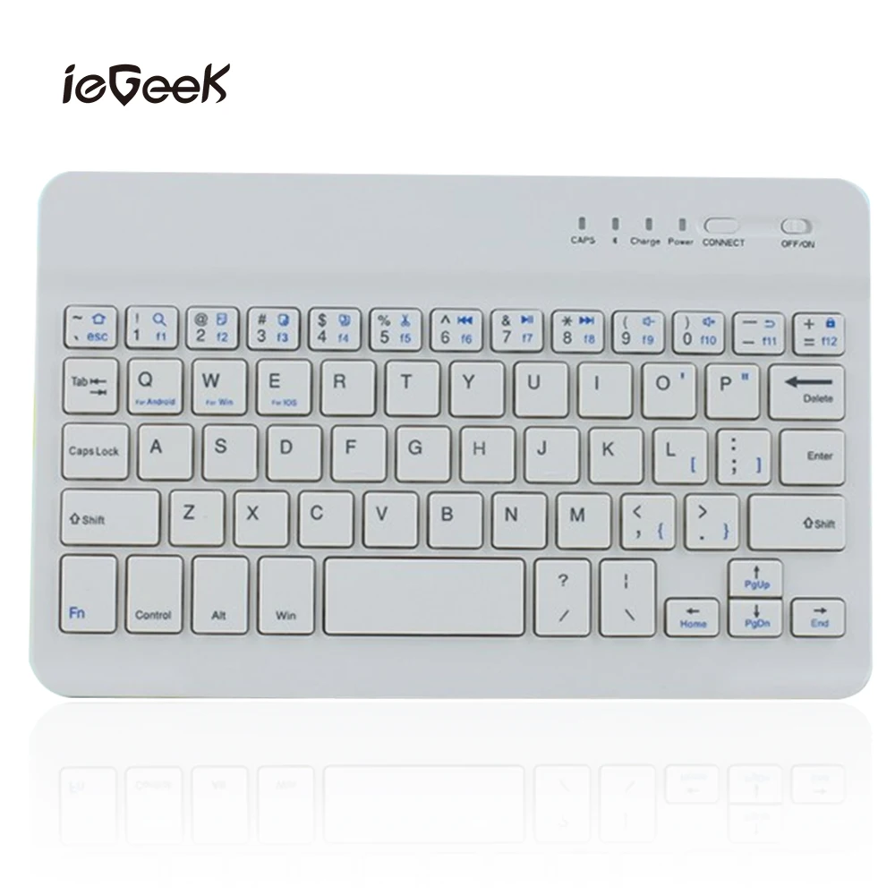

For iPad 7th generation Wireless Keyboard Phone Tablet Bluetooth Keyboard Rechargeable keyboard For Android ios Windows 10 inch