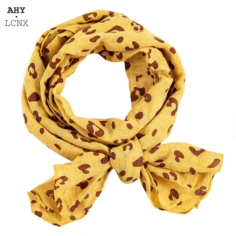 Bufanda de algodón para bebé, bufanda de lino con flor y estrellas para niño y niña, Bufandas de Foulard para niño, chal para niño 2021