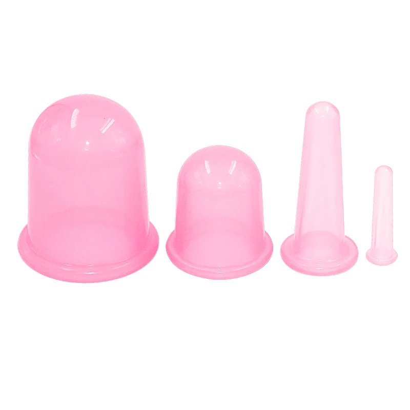 1 шт. вакуумные силиконовые чашки для массажа лица спины и шеи|silicone cupping cups|vacuum