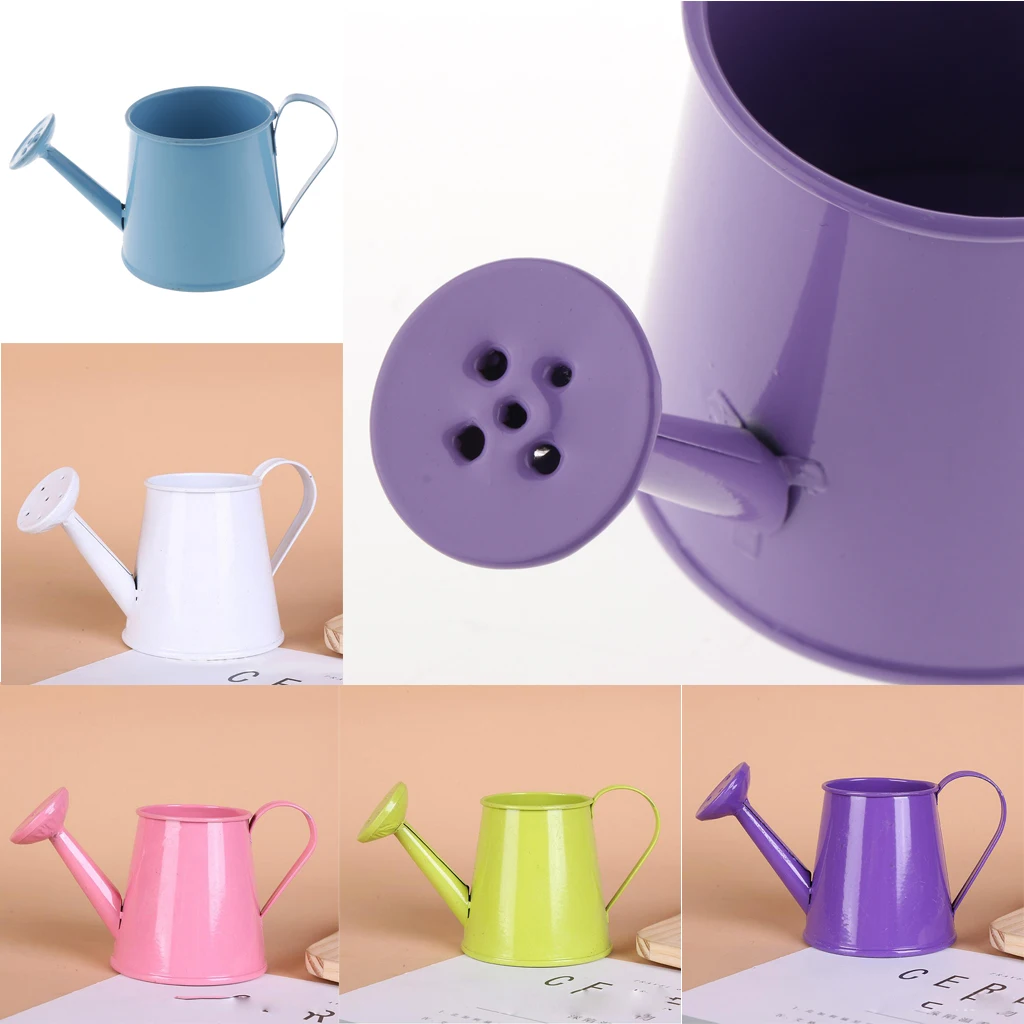 French Style Country Primitive Pitcher Flower Vase Watering Can Planters for Wedding Home Garden Decoration