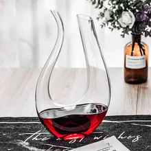 Wine Decanter U Shaped Lead-free Wine Glass Carafe Hand Blown Drink Container European-style Decanters