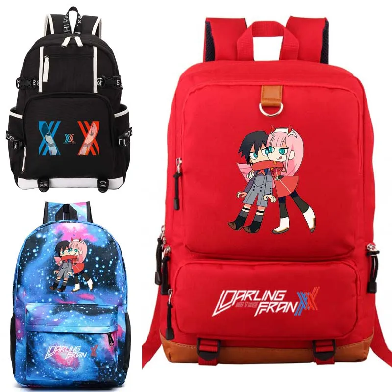 

DARLING in the FRANXX backpack school bag Notebook backpack Daily backpack Creative gift Black Blue Pink Purple