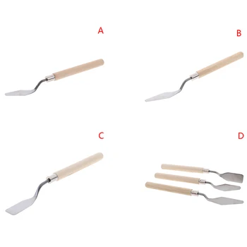 

Stainless Steel Spatula Kit Palette For Oil Painting Artist Oil Painting Tools
