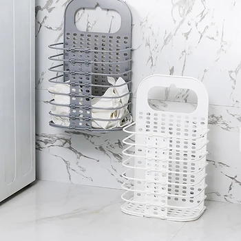 

Laundry Organizer Basket Dirty Cloth Toy Hamper Collapsible Home Laundry Basket Space With Handle Saving Storage Basket Drop