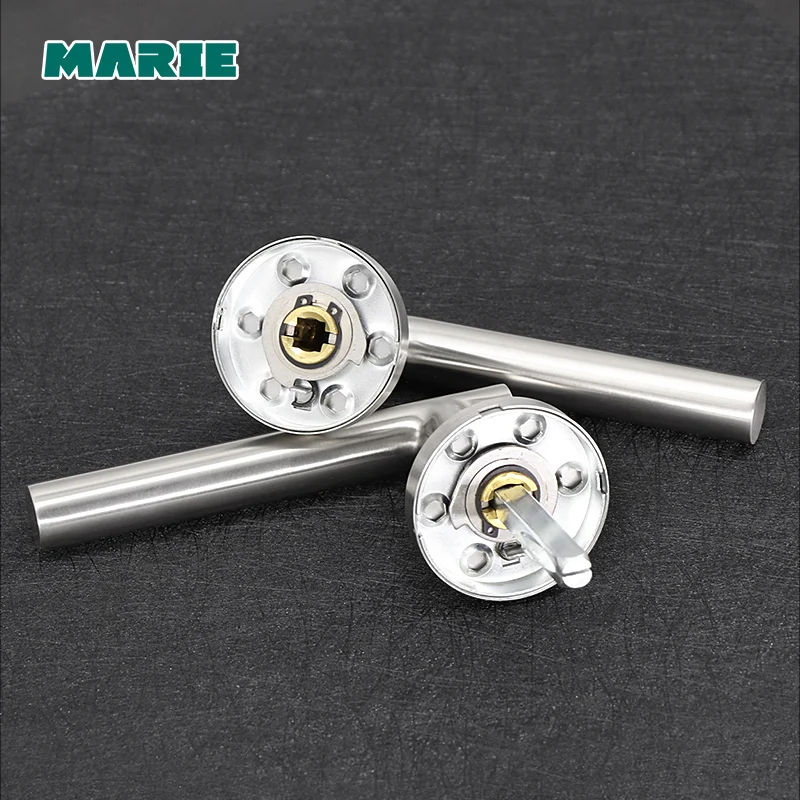 Серебряная ручка для внутренней двери Marie LH1004 универсальный замок без цилиндра