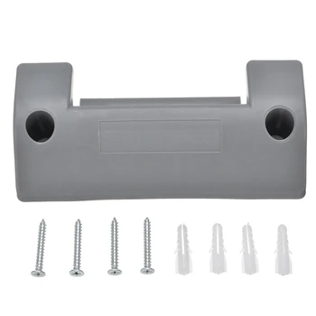 

Wall-Hanging Water Hose Reel Holder Wall Mount Garden Hose Storage Pipe Fixing Bracket PVC With Screws