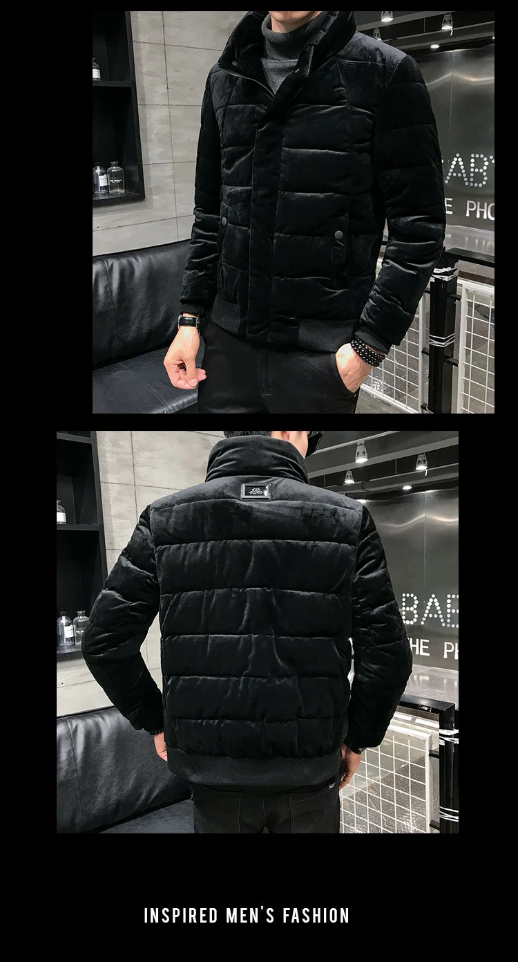 Новинка, зимние куртки, Мужская парка на молнии со стоячим воротником, Homme Casaca Homem Veste Homme Hiver, повседневное теплое пальто, мужские куртки Hombre