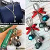 Metal Small Bells Mini Jingle Bell Beads for DIY Craft Needlework Decor Christmas New Year Ornaments Macaron Color Copper 13mm 6