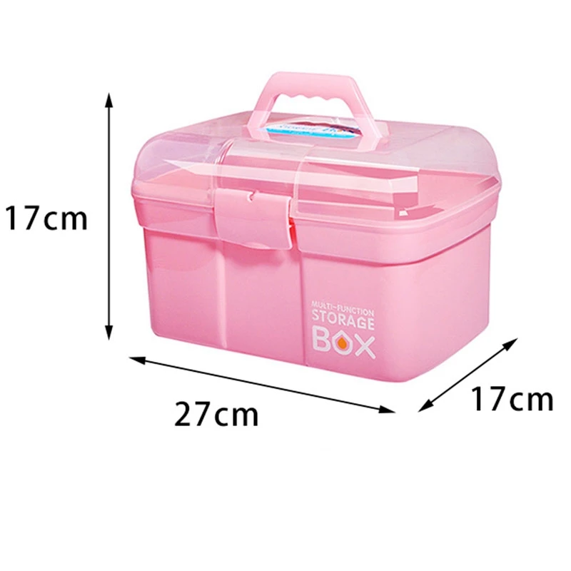 Small Size Three-Layer Functional New Plastic Multifunction Makeup Container Nail Polish Rack Desktop Cosmetic Tools Shelf Con