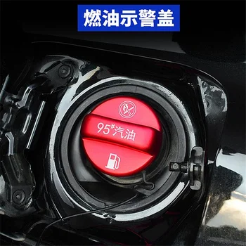 

Fuel warning cover fuel tank cover decoration sticker 92/95 gasoline modification fuel tips for Toyota camry 2018-19 New eight