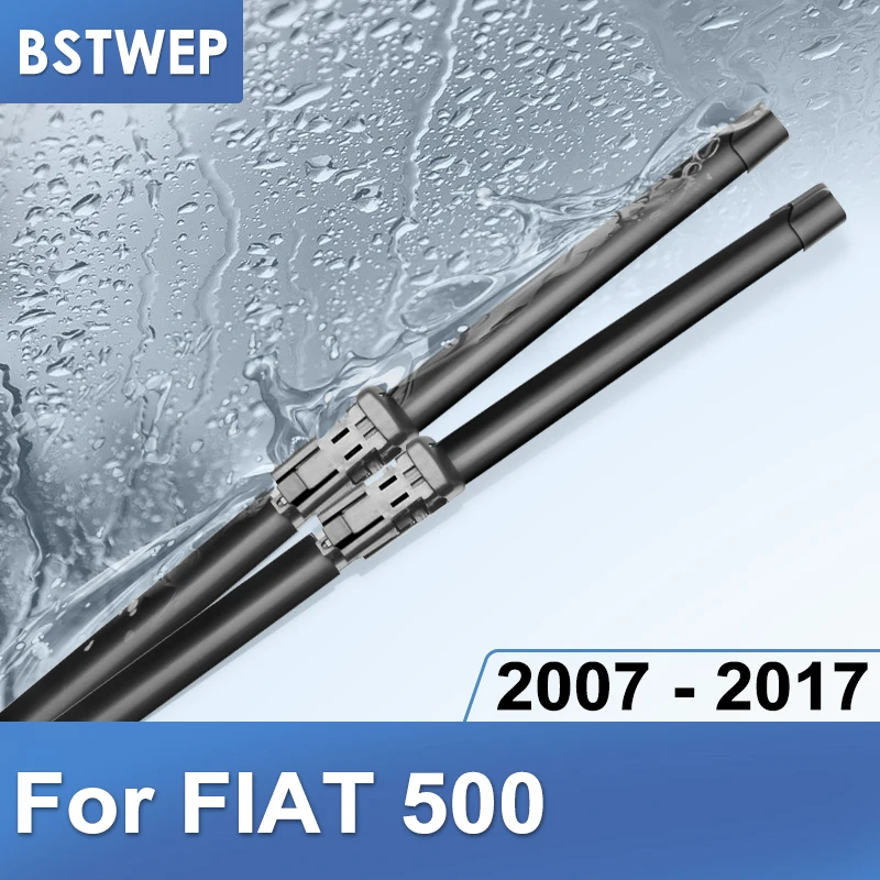 Bstwep Wiper Blades For Fiat 500 / 500c / 500l / 500x Fit Push Button