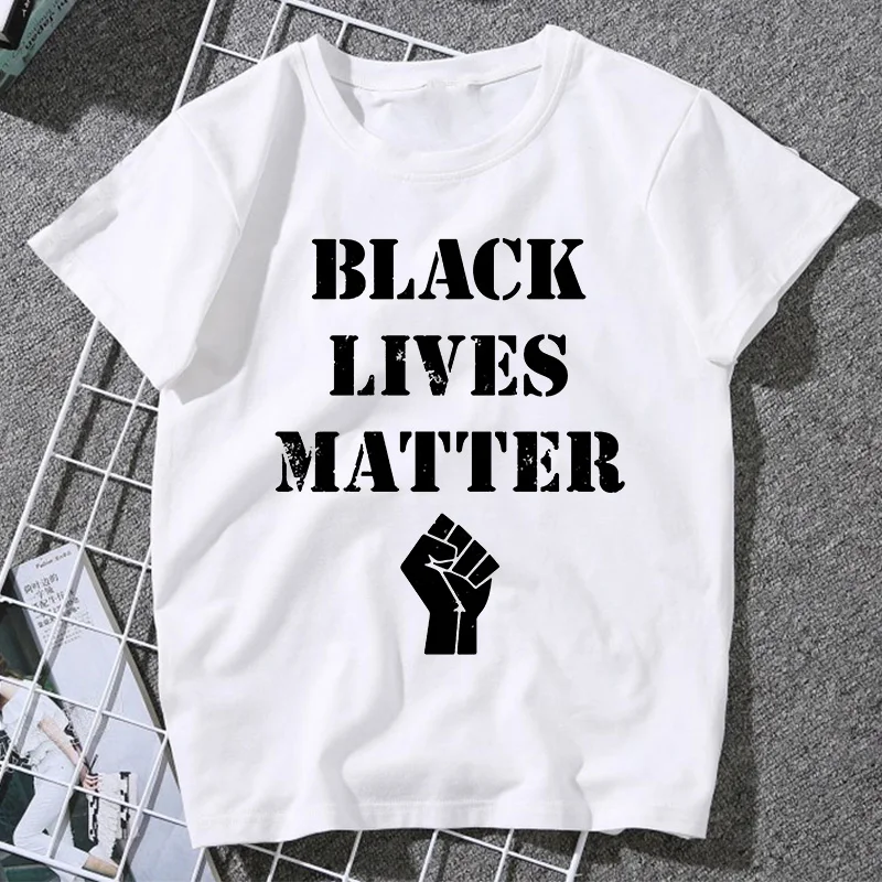 BLACK LIVES MATTER Alphabet Print Pink T-shirt Women New Summer Short Sleeve Fashion Lady Tops T Shirt Ladies Female Tee Tshirt