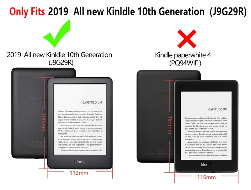 Чехол для Amazon All new kindle 10-го поколения 6 дюймов крышка смарт-кожа с мультипликационным рисунком слот стойка для планшета чехол kimTHmall