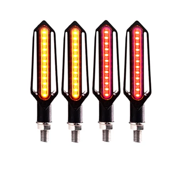 

Turn Turning Light Blinkers Lamp Flowing Water UV Motorcycle Indicators Flicker